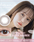 Chu's Me Colored Contact Baby Brown