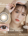 Chu's Me Colored Contact Gap Brown