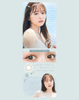 Chu's me Blue Light Save UV Cut Contact Lenses Suger Greige