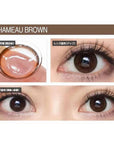Envie UV One-Day Color Contact Lenses Chameau Brown