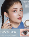 Envie UV One-Day Color Contact Lenses Champagne Gray
