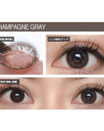Envie UV One-Day Color Contact Lenses Champagne Gray