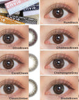 Envie UV One-Day Color Contact Lenses Shade Brown
