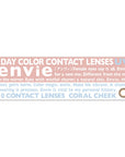 Envie UV One-Day Color Contact Lenses Coral Cheek