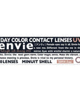 Envie UV One-Day Color Contact Lenses Minuit Shell