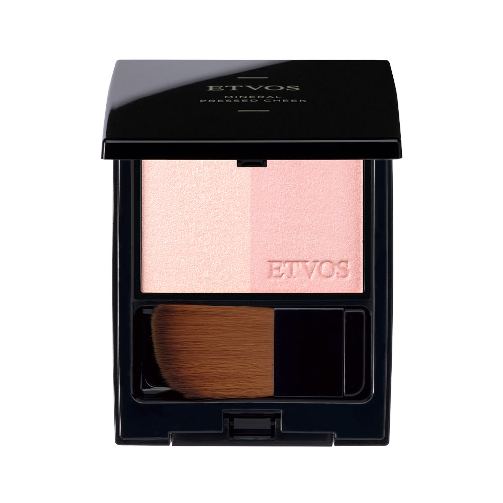 ETVOS POMPOM MINERAL CHEEK ピンク系 試してみた】エトヴォス