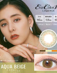 EverColor 1 Day Luquage Contact Lenses Aqua Beige