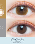 EverColor 1 Day Natural Moist Label UV Contact Lenses Sheer Lueur