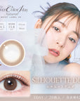 EverColor 1 Day Natural Moist Label UV Contact Lenses Silhouetto Duo
