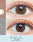 EverColor 1 Day Natural Moist Label UV Contact Lenses Silhouetto Duo