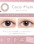 Evercolor Monthly Eye Genic Contact Lenses Coco Plum