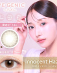 Evercolor Monthly Eye Genic Contact Lenses Innocent Hazel