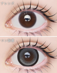 Flurry by Colors Contact Lenses Ring Glossy Gray