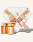 Hacci Mini Diamond Box Table Honey 2-Piece Set