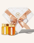Hacci Mini Diamond Box Table Honey 2-Piece Set