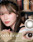 LARME 1 Day Natural Contact Lenses Cocobear