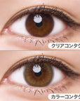 LuMia 14.5 Color Contact Lenses Chiffon Olive Plus