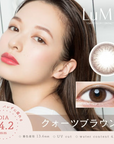 LuMia 1 Day Contact Lenses Quartz Brown