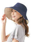 Sun Family UV-resistant Foldable Reversible Hat