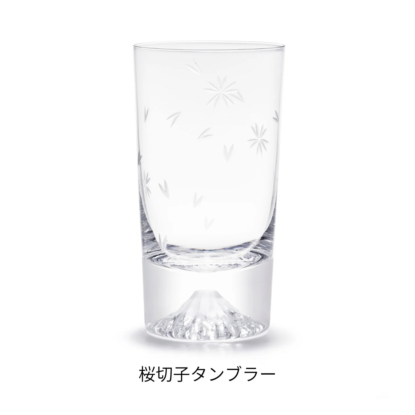 Tajima Glass Sakura Kiriko Mt. Fuji Glass – Ichiban Mart