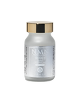 NMN supplement bottle with gold cap on a white background, featuring the Informed Sport logo.