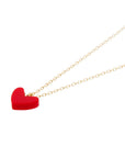AHKAH Thiran Heart Necklace Red - Ichiban Mart