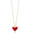 AHKAH Thiran Heart Necklace Red - Ichiban Mart