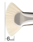 Hakuhodo F8122 Ougi Short Eyeshadow Brush - Ichiban Mart