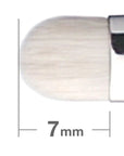 Hakuhodo G5513 Round&Flat Eyeshadow Brush - Ichiban Mart