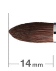 Hakuhodo G5526 Round Eyeshadow Brush - Ichiban Mart