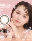 Chu's Me Colored Contact Lenses Essence Beige