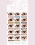 Chu's Me Colored Contact Tear Olive