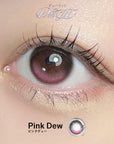 Dewlit Silicone Hydrogel 1 Day Contact Lenses Pink Dew