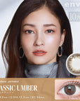 Envie UV One-Day Color Contact Lenses Classic Umber