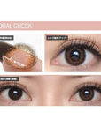 Envie UV One-Day Color Contact Lenses Coral Cheek