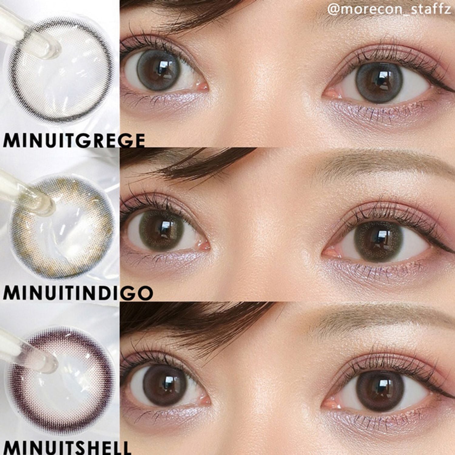 Envie UV One-Day Color Contact Lenses Minuit Indigo