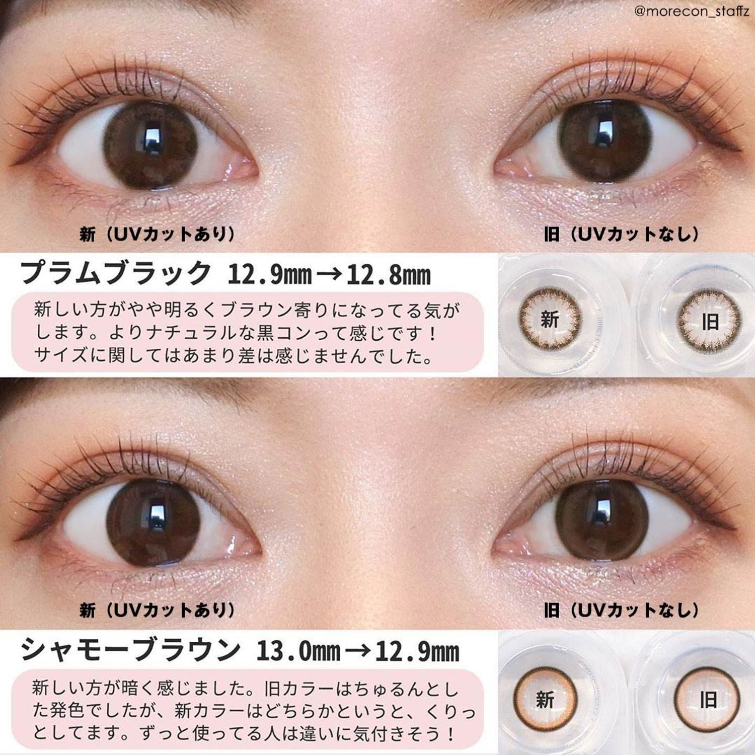 Envie UV One-Day Color Contact Lenses Plum Black