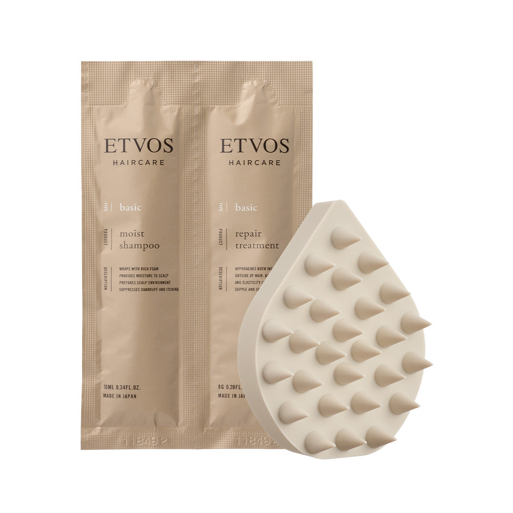 Etvos Relaxing Massage Brush Kit
