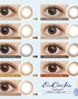 EverColor 1 Day Natural Moist Label UV Contact Lenses Antique Beige