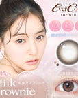 EverColor Monthly Contact Lenses Milk Brownie