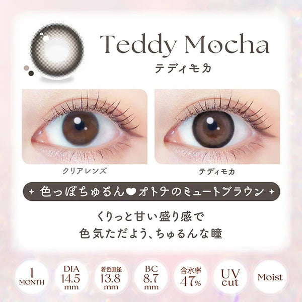 EverColor Monthly Contact Lenses Teddy Mocha