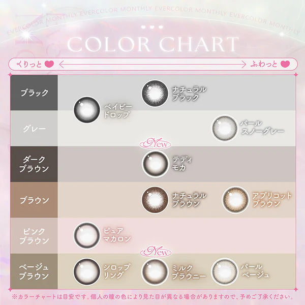 EverColor Monthly Contact Lenses Teddy Mocha