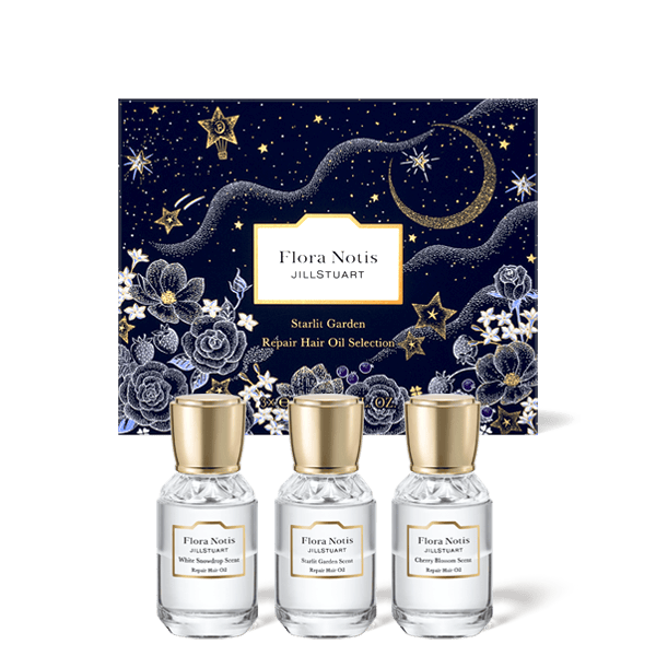 Flora Notis Jill Stuart Starlit Garden Repair Hair Oil Selection