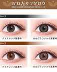 Flurry by Colors Contact Lenses Ring Large Ashbrown