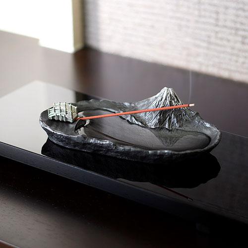 Ginga-do Upside-down Mt. Fuji Incense Holder