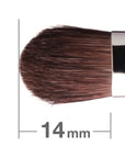 Hakuhodo J133H Eye Shadow Brush Round & Flat