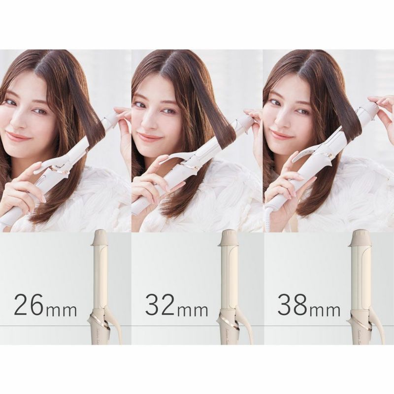 美品コイズミサロンセンス38mmSILKY MOIST CURLING IRON Koizumi Salon Sense Curling Iron 26mm/32mm/38mm – Ichiban Mart