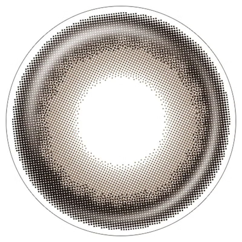LARME 1 Day Natural Contact Lenses Nougat Brown