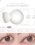 LARME Silicone Hydrogel Double Moist UV Water Tint Brown