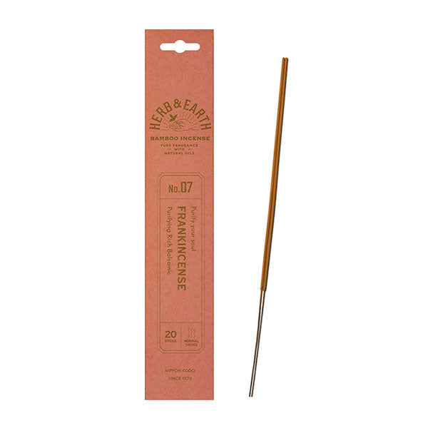 Nippon Kodo Herb&amp;Earth Bamboo Incense 20 Pieces